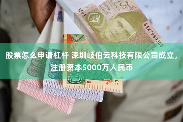 股票怎么申请杠杆 深圳岐伯云科技有限公司成立，注册资本5000万人民币