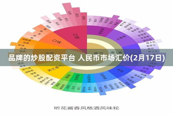 品牌的炒股配资平台 人民币市场汇价(2月17日)