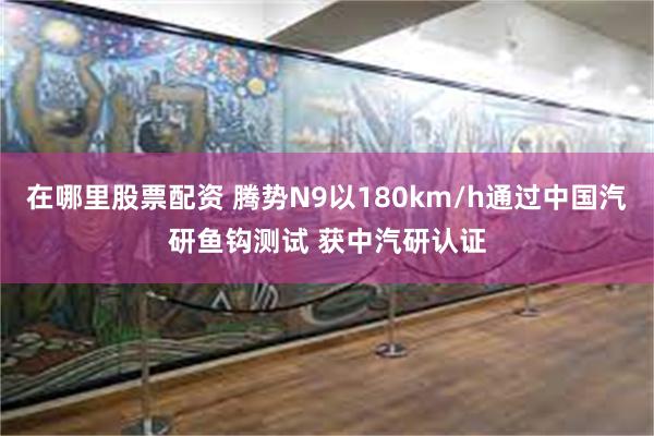 在哪里股票配资 腾势N9以180km/h通过中国汽研鱼钩测试 获中汽研认证