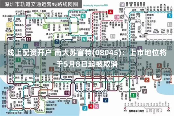 线上配资开户 南大苏富特(08045)：上市地位将于5月8日起被取消