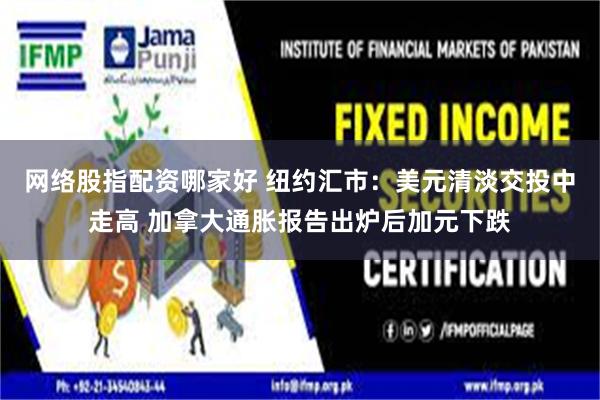 网络股指配资哪家好 纽约汇市：美元清淡交投中走高 加拿大通胀报告出炉后加元下跌
